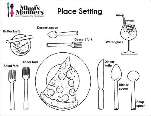 Manners Coloring Pages